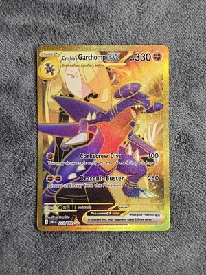 Cynthia's Garchomp ex 241/182 Hyper Rare  SV: Destined Rivals Pokémon TCG MINT - Image 1 of 2