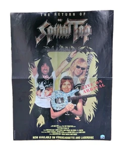 Póster promocional The Return of SPINAL TAP LIVE ON ARRIING RARO original 1992 vintage - Imagen 1 de 6