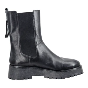M&S Collection Leder Chelsea Stiefeletten rund geschnitten - Bild 1 von 7