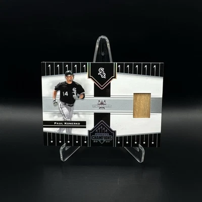 2005 Donruss Champions Impressions Paul Konerko Game Used Bat Relic #77 - Image 1 of 2