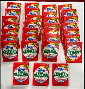 Caja de cera parcial de béisbol Topps 1982 31 paquetes + caja ** Leer descripción *  - Imagen 1 de 8