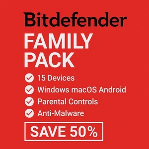 Bitdefender Family Pack 3 Years 15 Devices Activation (LATEST VERSION) - Picture 1 of 6