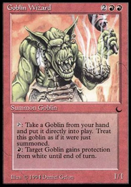 Goblin Wizard - Light Play MTG The Dark - Image 1 of 1