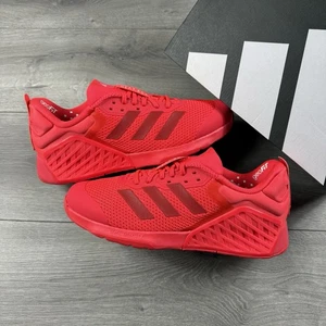 Adidas Dropset 3 Gewichtheben Fitnessschuhe "Lucid Red" - Größe UK 9 / EU 43 1/3 - Bild 1 von 11