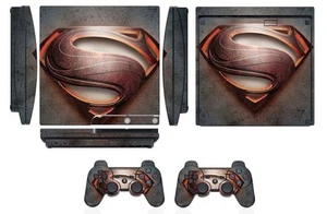 Skin Sticker Cover for PS3 PlayStation 3 Slim and 2 controller skins Q258 - Picture 1 of 1