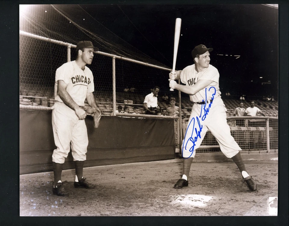 Ralph Kiner Signed 8x10 Photo w JSA authentication sticker card Autographed Cubs - Image 1 of 1