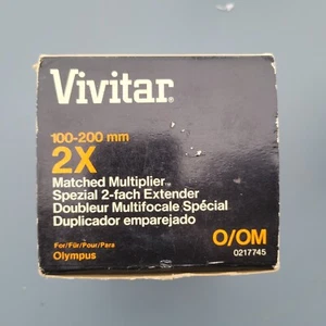 Vivitar 100-200 mm 2X Matched Multiplier Lens For Olympus Cameras O/OM 0217745 - Picture 1 of 9