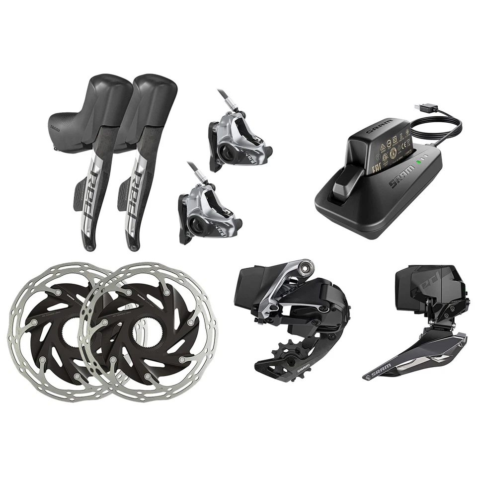 SRAM RED Etap AXS 2x D1 Electronic Hydraulic Flat Mount Groupset - Image 1 of 1
