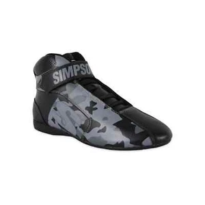 Simpson Racing DNA X2 Shoe Size 10.5 Blackout DX2105K - Picture 1 of 14