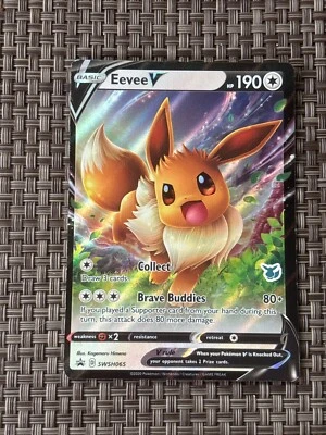 Eevee V SWSH065 SWSH: Sword & Shield Promo Cards Holo - Image 1 of 2