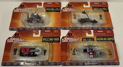 Kenner 小型士兵钻、滑板、坦克和剃刀刃切碎机 1998 批量 罕见 全新带盒 — 第 1/4 张图片