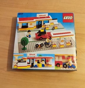 Vintage LEGO 377 Station SHELL (Box + Notes) - Picture 1 of 18