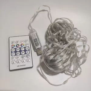 10M Led Flagpole Light String Bulbs USB, Remote or App or Voice Controlled - Picture 1 of 7