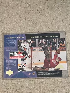 Wayne Gretzky 1996-97 Upper Deck Jumbo Meet The Stars No # (NM/MT) - Picture 1 of 2