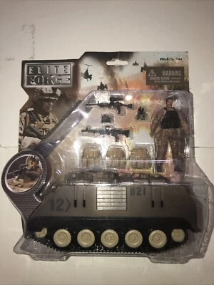 M1130 Desert Armored ELITE FORCE-New Sealed by BLUE BOX-Military w/Figure - Image 1 of 4