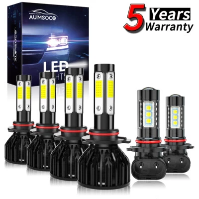 Combo 6x 9005+9006+H10 LED faros blancos para Ford Five Hundred 2005-2007 Foto 1 de 4