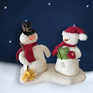 Hallmark Jingle Pals Caroling Snowmen 2003 Wish You A Merry Xmas Probado ¡Funciona! - Imagen 1 de 7