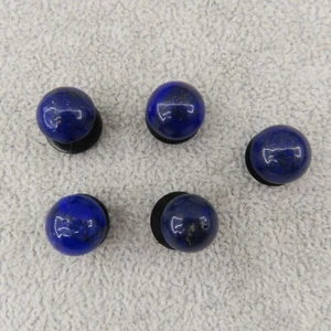LAPISLAZZULI Charms per scarpe con pietre preziose blu per zoccoli braccialetto set 5 Bling lusso - Foto 1 di 8