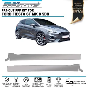 Kit de película protectora de pintura con paneles balancín para falda lateral para Ford Fiesta ST MK8 - Imagen 1 de 3