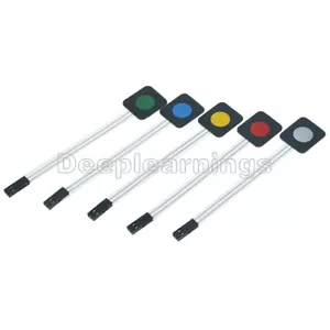 5Pcs Membrane Switch Keypad 1 Key Matrix Membrane Switch Keyboard for Arduino - Picture 1 of 9