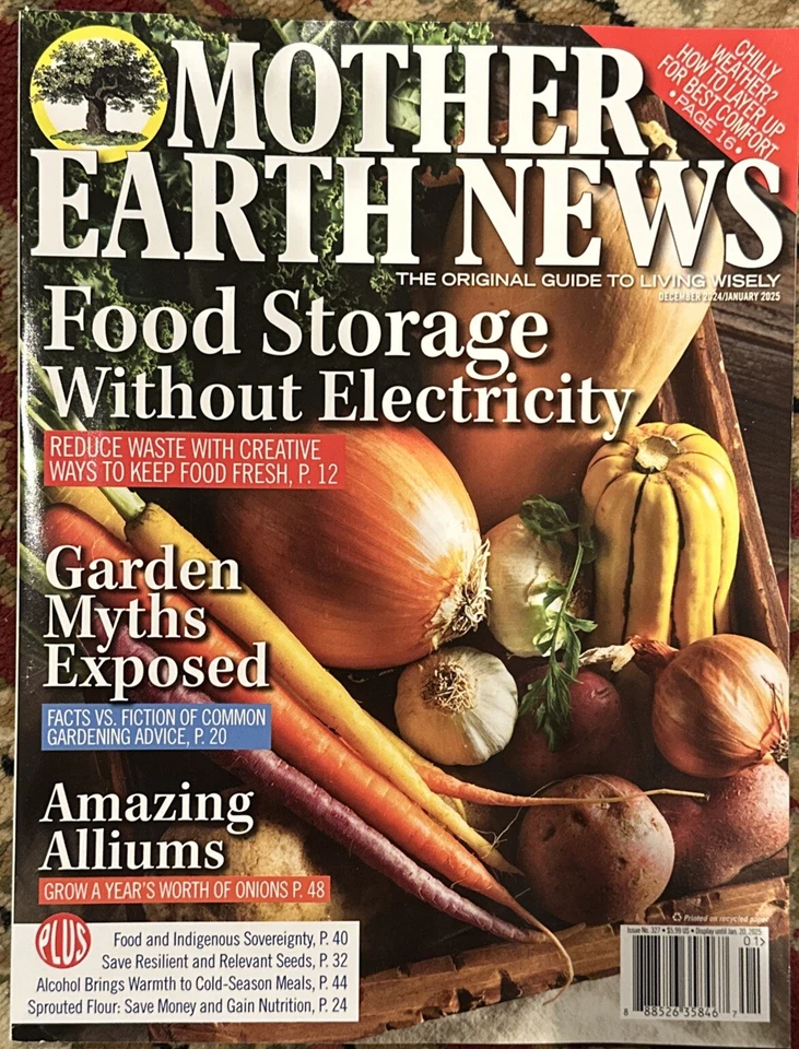 Mother Earth News Magazine  January 2025  Food Storage without Electricity - Image 1 of 1