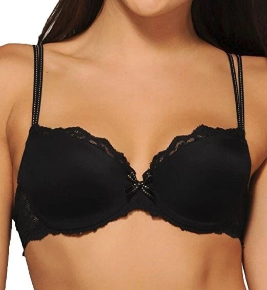 CHANTELLE 140500 Women’s Black Rive Gauche T-Shirt Bra Sz 34 - Image 1 of 1