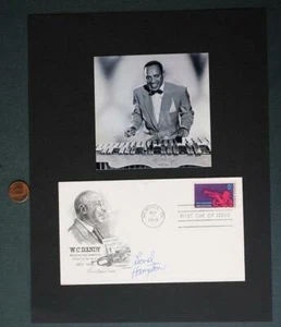 Big Band Leader Lionel Hampton signed autographed WC Handy FDC & photo set COOL- - Picture 1 of 1