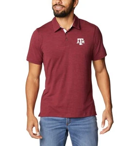 Columbia Herren Tech Trail Polo Texas A&M Aggies Tam - Deep Maroon X-Large - Bild 1 von 6