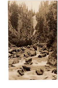Steamboat Springs, CO Fish Creek Falls Real Photo 1920s - Picture 1 of 2