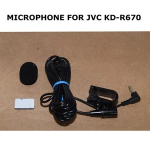 NEU MIKROFON FÜR JVC KD-R670 KDR670 KOSTENLOSER SCHNELLER VERSAND  - Bild 1 von 1