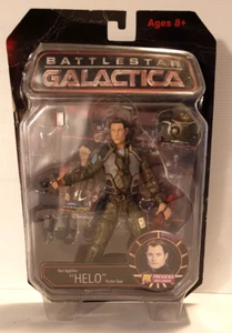 BATTLESTAR GALACTICA Karl Agathon Helo Raptor gear 2008 Diamond 7" Action Figure - Picture 1 of 9