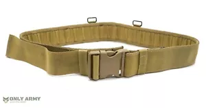 Genuine British Army Webbing Belt MTP Issue Heavy Duty IRR Pistol PLCE Olive - Picture 1 of 8