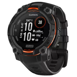 Garmin Instinct 3 Solar Watch 45mm - Black - Picture 1 of 6