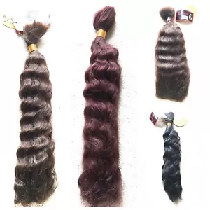 100% CAPELLI UMANI FRENCH BULK - 18, 20 e 26 pollici - Foto 1 di 12