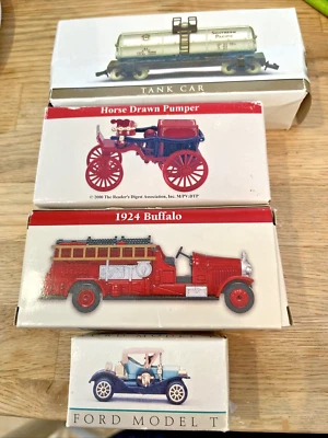 Vtg Car Lot Readers Digest 1924 Buffalo Firetruck, Southern Pacific Tank Car ++ - Image 1 of 4