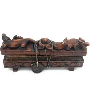 Indonesische Holz Palmblatt Lontar Handschrift Ende 19. Jahrhundert / Südasien Java - Bild 1 von 4