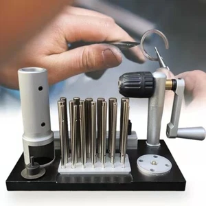 Kit de máquina de dibujo de alambre cortador para hacer joyas fabricante de anillos de salto manual de 2,5 mm-12 mm - Imagen 1 de 19