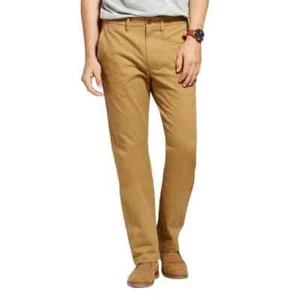 Pantalones Goodfellow Para Hombres 30x32 Marrón Chinos Delgados Rectos Caquis Total Flex Nuevos - Imagen 1 de 11