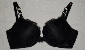 Victoria's Secret sehr sexy Push-Up-BH 34 DDD Gold Ringriemen Wimpernspitze $ 64 - Bild 1 von 9