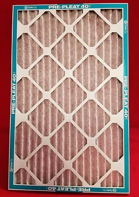 16x25x1 Flanders MERV 8 Air Furnace Filters Pleated 80055.011625 CASE OF 12  - Image 1 of 4