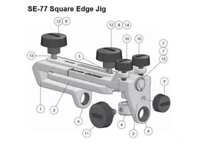 Tormek SE-77 Spare Parts Square Edge Jig SE77 by tyzacktools - Picture 1 of 3