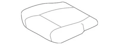 Conjunto de cubierta de asiento original Ford serie F Super Duty 2012-2016 CC3Z-2562900-BB Foto 1 de 2