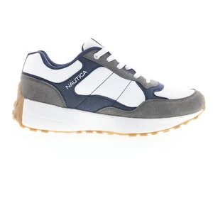 Nautica Ayden CG6445 Mens White Synthetic Lace Up Lifestyle Sneakers Shoes - Picture 1 of 4
