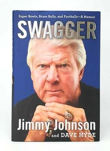 Jimmy Johnson / Swagger Super Bowls Brass Balls and Footballs--A Signed 1st 2022 - Picture 1 of 5