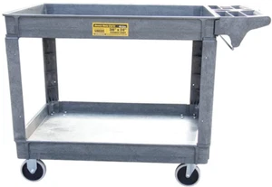 Heavy Duty Service Utility Tool Cart 2-Shelf 500lbs Service Shop Organizer - Picture 1 of 8