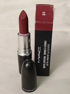 Lápiz labial mate MAC - 603 DIVA - 3 g / 0,1 oz tamaño completo nuevo en caja - Imagen 1 de 6