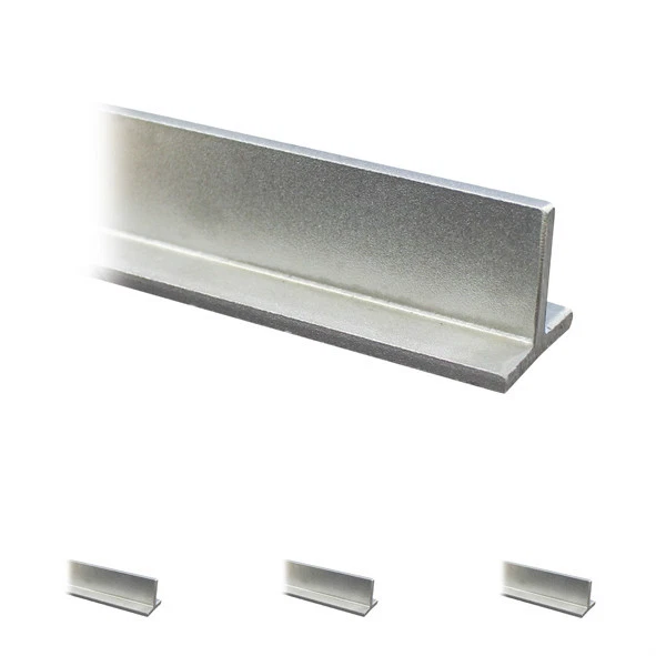 T-Profil roh Edelstahl Profil A2 T-Träger V2A T-Profile VA bis 145 cm  - Bild 1 von 1