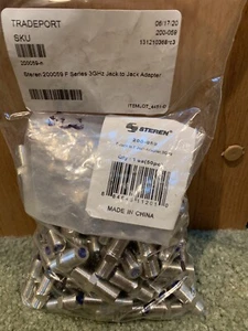90+ PCS. F To F Coax Coaxial Cable Coupler Female Jack Adapter Connector #200059 - Picture 1 of 1