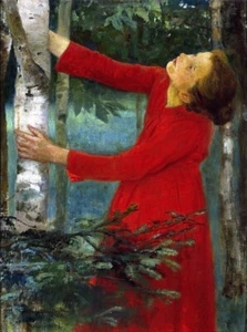 Ferenczy Károly Birdsong Post-impressionism Art Giclée Print Fine Canvas - Picture 1 of 1