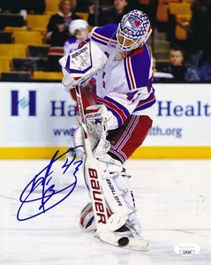 Martin Biron New York Rangers Signed/Autographed 8x10 Photo JSA 157321 - Bild 1 von 2